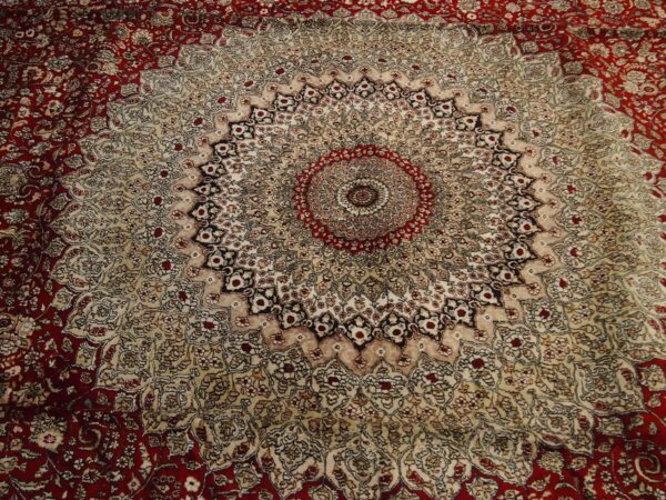 Pure Silk Isfahan Rug (12'4"x18') - Direct Rug Import | Rugs in Chicago, Indiana,South Bend,Granger