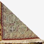 6'x9'4" Decorative Gold Kashan Wool Hand-Knotted Rug - Image 4