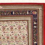3’7”x5’2” Traditional Ivory Persian Wool Hand-Knotted Rug - Image 3