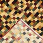 4’x6’1” Contemporary Tan Nepal Wool Hand-Knotted Rug - Image 4