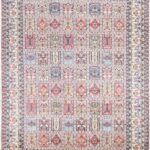 8’1”x10’5” Traditional Green Wool Hand-Knotted Rug