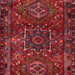 3’9”x12’2” Traditional Navy Persian Wool Hand-Knotted Runner