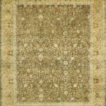 8'2"x10'1" Traditional Tabriz Wool Hand-Knotted Rug