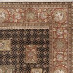 8’11”x12’1” Traditional Black Wool Hand-Knotted Rug - Image 3