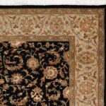 5’5”x7’6” Traditional Black Wool & Silk Hand-Knotted Rug - Direct Rug Import | Rugs in Chicago, Indiana,South Bend,Granger