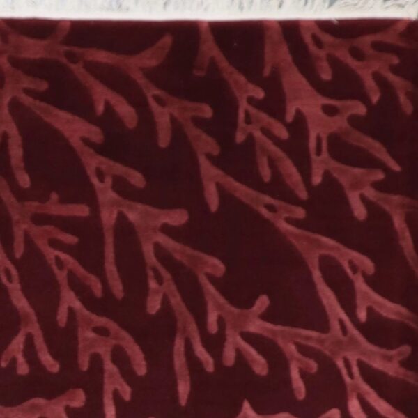 5’9”x8’ Transitional Burgundy Wool & Silk Hand-Knotted Rug - Direct Rug Import | Rugs in Chicago, Indiana,South Bend,Granger