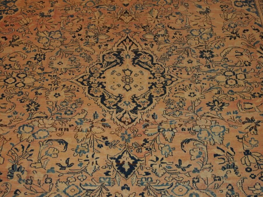 9'4'' X 12' Persian Khorusoh Medallion Semi-Antique Pink Rectangle Wool Rug - Direct Rug Import | Rugs in Chicago, Indiana,South Bend,Granger