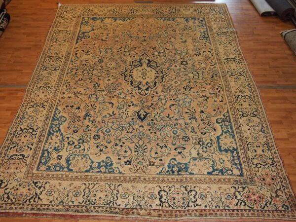 9'4'' X 12' Persian Khorusoh Medallion Semi-Antique Pink Rectangle Wool Rug - Direct Rug Import | Rugs in Chicago, Indiana,South Bend,Granger