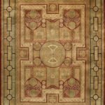 8'11"x12'1" Polynesian Decorative Wool Hand-Knotted Rug