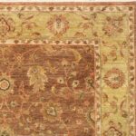 8'4"x10' Traditional Peshawar Purple Wool Hand-Knotted Rug - Image 3