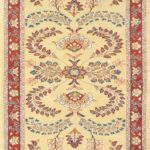 3'7"x6'10" Traditional Persian Wool Hand-Knotted Rug