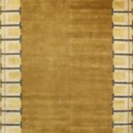 8'11"x11'8" Contemporary Tan Nepal Hand-Knotted Rug