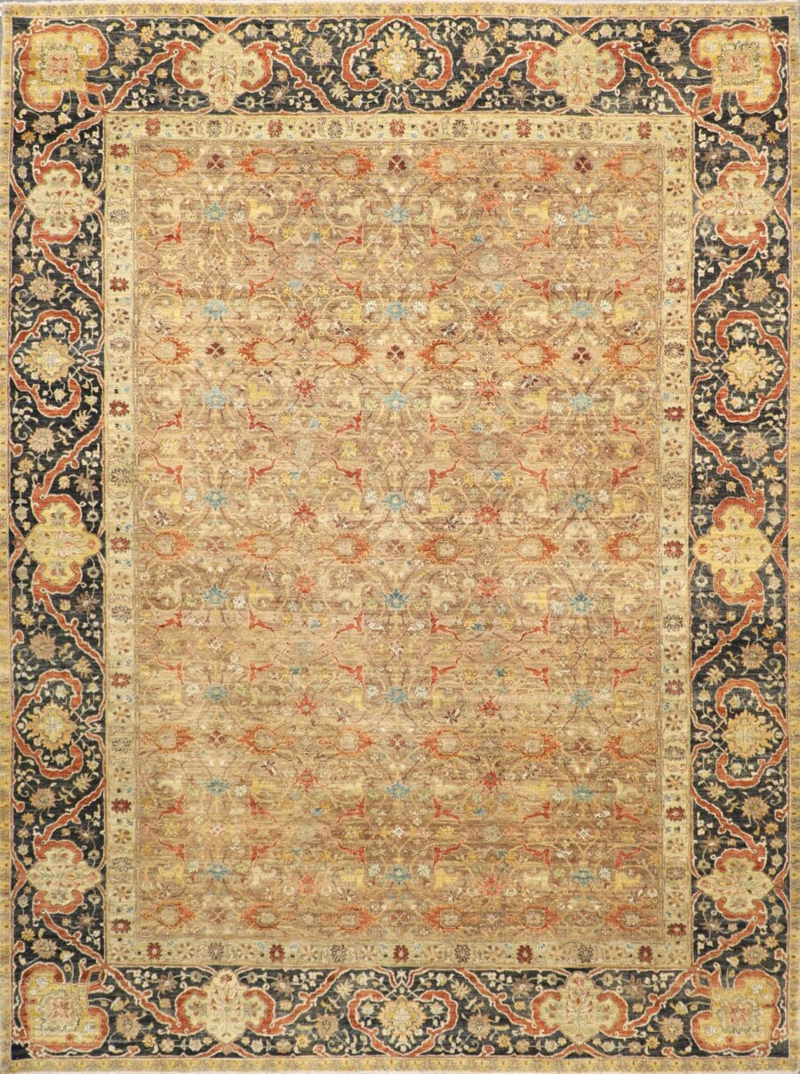 8'10"x11'10" Traditional Wool Hand-Knotted Rug - Direct Rug Import | Rugs in Chicago, Indiana,South Bend,Granger
