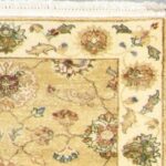 2’7”x9’10” Tradtional Tan Hand-Spun Wool Hand-Knotted Rug - Image 3