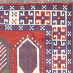 3’4”x6’4” Decorative Red Persian Wool Hand-Knotted Rug - Image 3