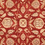 8’x10’8” Decorative Red Tabriz Wool Hand-Knotted Rug - Image 2