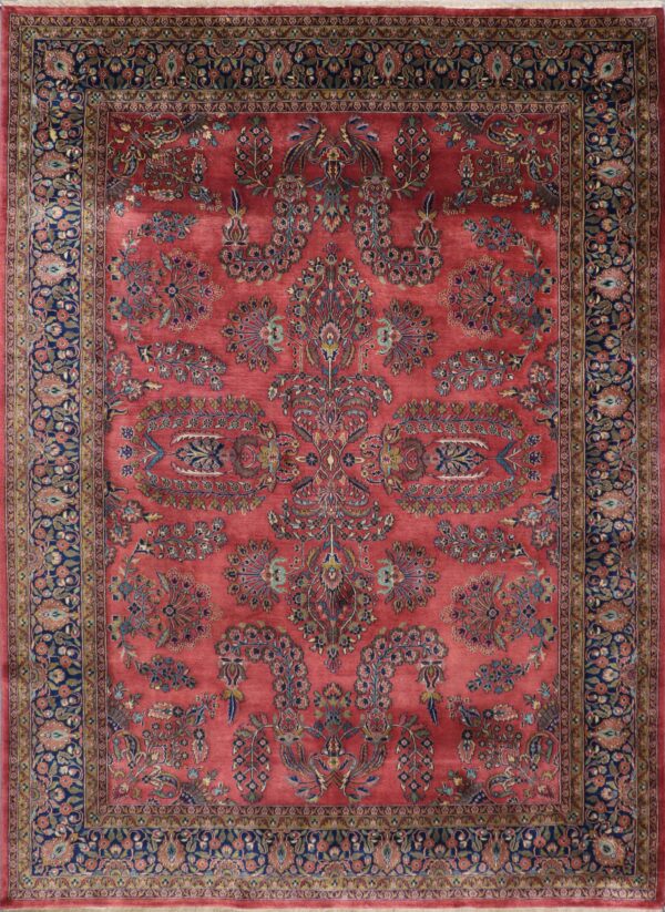 8'9"x11'10" Traditional Persian Sourok Wool Hand-Knotted Rug - Direct Rug Import | Rugs in Chicago, Indiana,South Bend,Granger