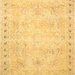7'11"x10' Traditional Kerman Wool Hand-Knotted Rug
