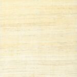 4'6"x6'5" Contemporary Tan Wool Hand-Knotted Rug
