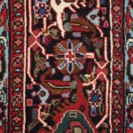 6'8'' X 9'9'' Persian Bijar Medallion Semi-Antique Rust Rectangle Wool Rug - Direct Rug Import | Rugs in Chicago, Indiana,South Bend,Granger