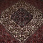 6'8'' X 9'9'' Persian Bijar Medallion Semi-Antique Rust Rectangle Wool Rug - Direct Rug Import | Rugs in Chicago, Indiana,South Bend,Granger