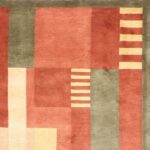 8'1"x11' Contemporary Tibetan Wool Hand-Knotted Rug - Image 3
