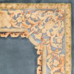 5’x8’ Aubusson Blue Wool Hand-Knotted Rug - Image 2