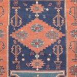 8'3"x10' Decorative Blue Tibet Wool Hand-Knotted Rug - Image 2