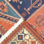 8'3"x10' Decorative Blue Tibet Wool Hand-Knotted Rug - Image 4