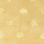 4’1”x5’11” Decorative Leaves Gold Nepal Wool & Silk Hand-Knotted Rug - Image 2