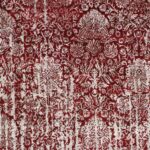 8'10"x11'8" Transitional Red Wool & Silk Hand-Knotted Rug - Image 3