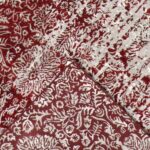 8'10"x11'8" Transitional Red Wool & Silk Hand-Knotted Rug - Image 4