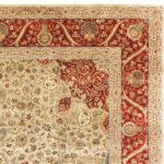 8'9"x12' Traditional Wool & Silk Hand-Knotted Rug - Image 3
