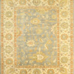 8'x10' Oushak Wool Hand-Knotted Rug