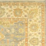 8'x10' Oushak Wool Hand-Knotted Rug - Image 3