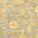 8'x10' Oushak Wool Hand-Knotted Rug - Image 2