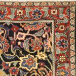 4'9"x9'6" Traditional Authentic Persian Kashan Wool Hand-Knotted Rug - Image 3