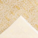 3'11"x6'1" Decorative Wool & Silk Taupe Hand-Knotted - Image 4