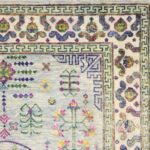8'1"x10'1" Decorative Wool Hand-Knotted Rug - Image 3