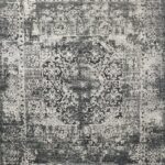9'x12'2" Transitional Gray Wool & Silk Hand-Knotted Rug