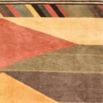 7'3"x10'9" Contemporary Tibetan Wool Hand-Knotted Rug - Image 3