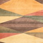7'3"x10'9" Contemporary Tibetan Wool Hand-Knotted Rug - Image 2