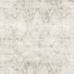 9'x11'11" Transitional Gray Wool & Silk Hand-Knotted Rug - Image 3