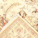 7'11"x9'4" Contemporary Ivory Wool Hand-Knotted Rug - Image 4