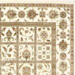8'11"x12'3" Traditional Very Fine Quality Wool & Silk Hand-Knotted Rug - Image 3
