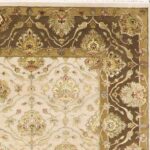 8’x10’ Traditional Gray Wool & Silk Hand-Knotted Rug - Image 3