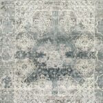 5'1"x8'2" Transitional Gray Wool & Silk Hand-Knotted Rug - Image 2