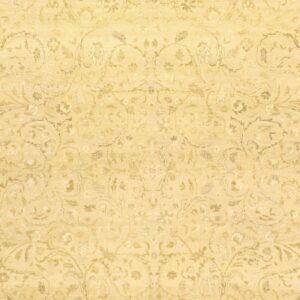 9’x12’1” Traditional Gold Wool Hand-Knotted Rug
