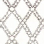 4’2”x6’1” Contemporary White Moroccan Wool Hand-Knotted Rug - Image 2