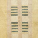 5’7”x8’6” Decorative Orange Tibet Wool Hand-Knotted Rug - Image 2